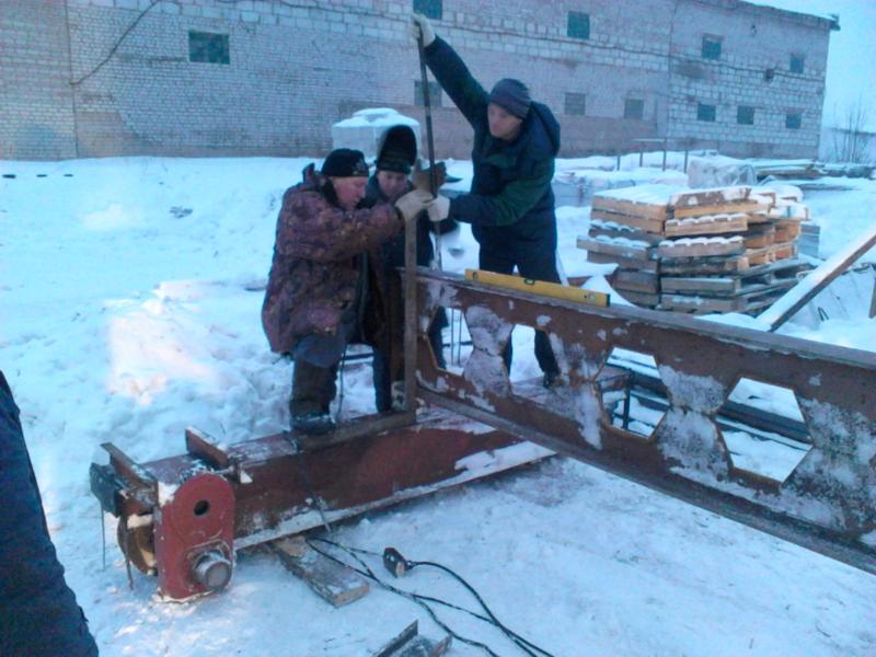 Модернизация кранов. Изготовление и монтаж кран-балки и подкрановых путей